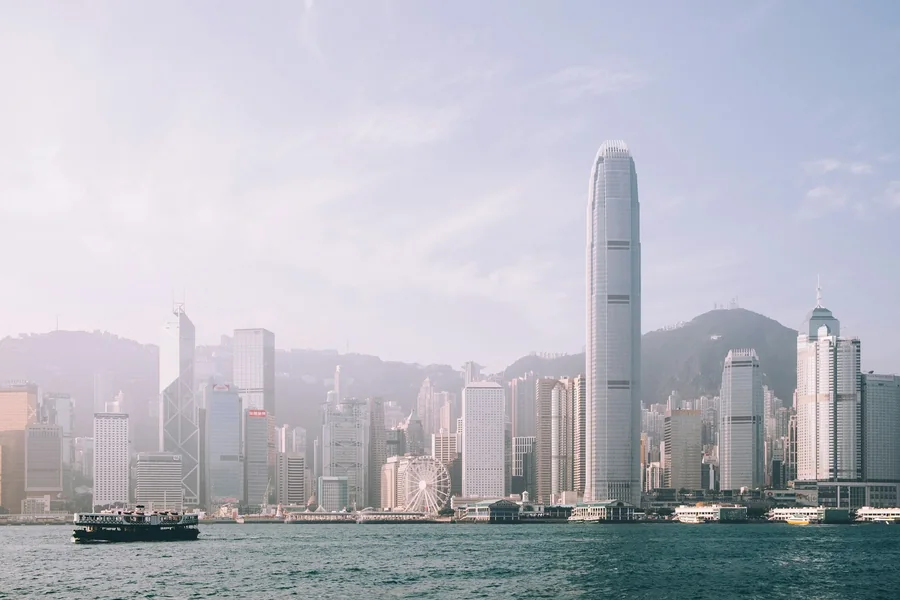 Mainland China corporate bank account opening consultation with Shanghai skyline