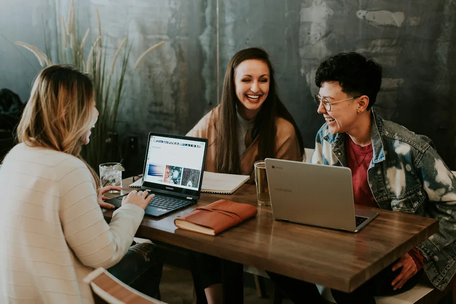 Foreign business owners discussing market entry and company setup